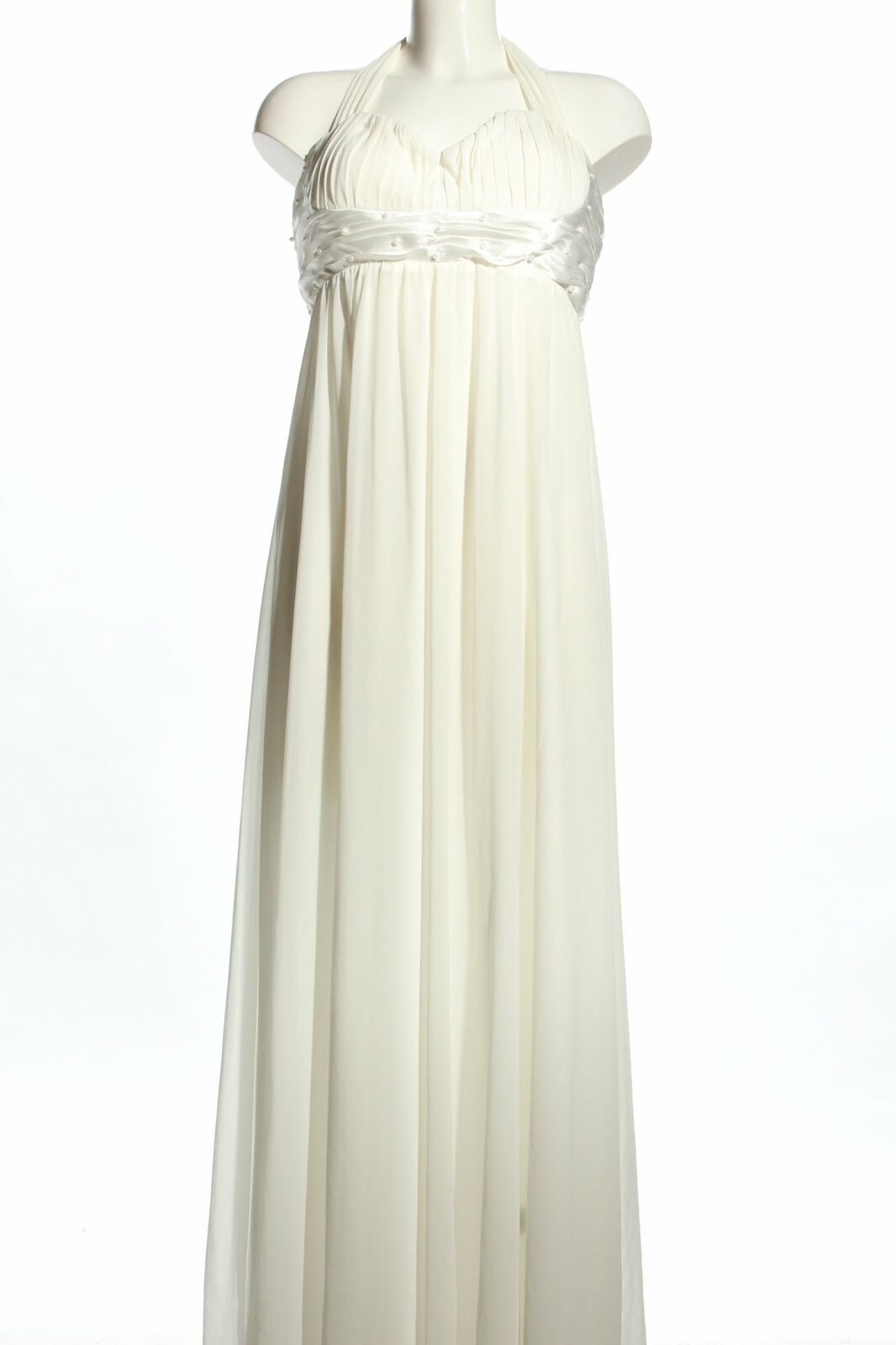 LAURA SCOTT Abendkleid weiß Elegant Damen Gr. DE 11 weiß Kleid LAURA SCOTT Abendkleid weiß Elegant Damen Gr. DE 11 weiß Kleid