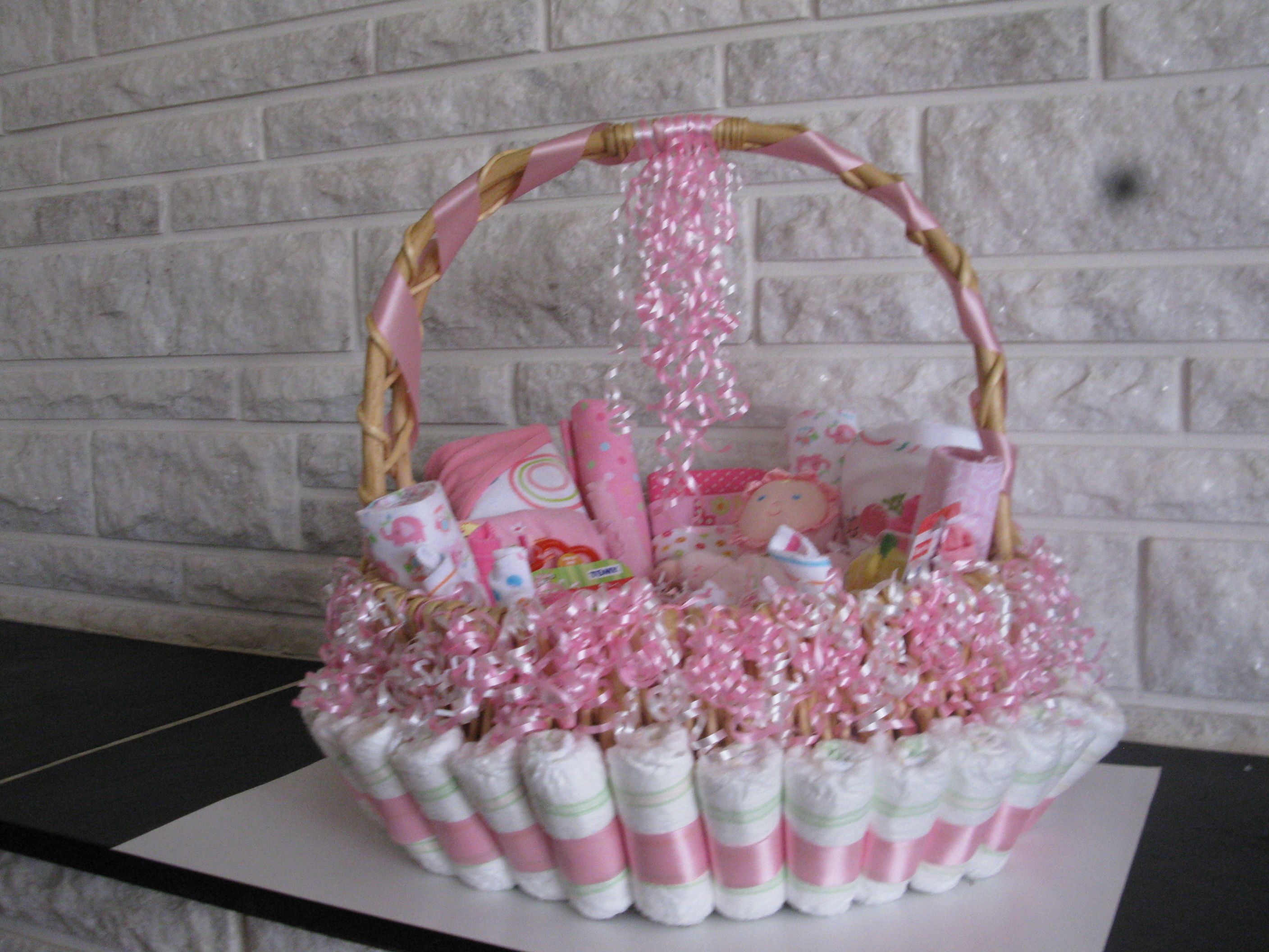 Diaper Basket Baby Shower Baskets Bouquet Gift Bags Diaper Basket Baby Shower Baskets
