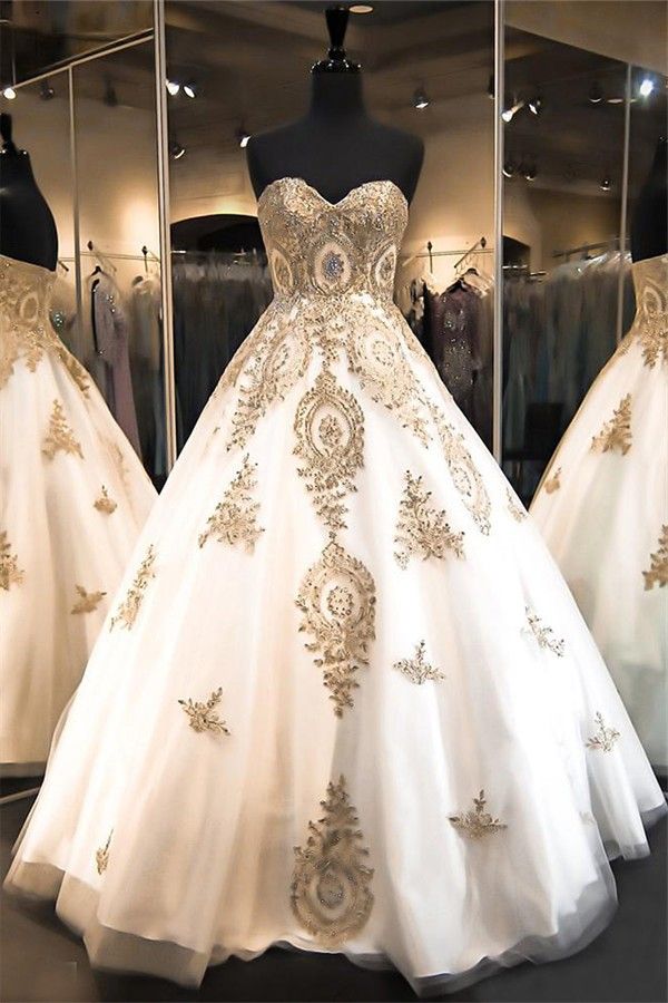 White Ball Gowns