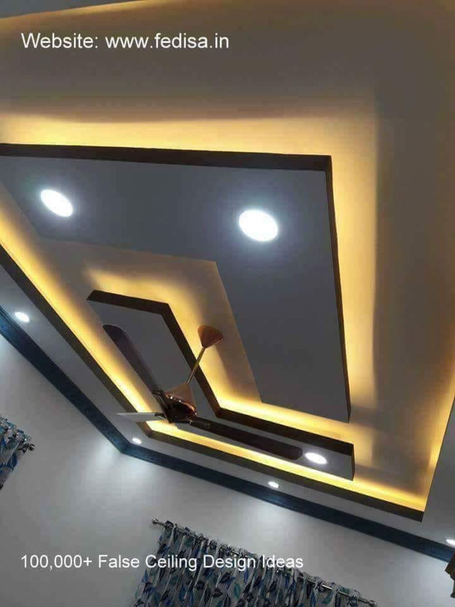 L Shape False Ceiling Classicpaceinterior Homify Pop تصميم سقف كاذب تصميم سقف كاذب تصميم بسيط للسقف