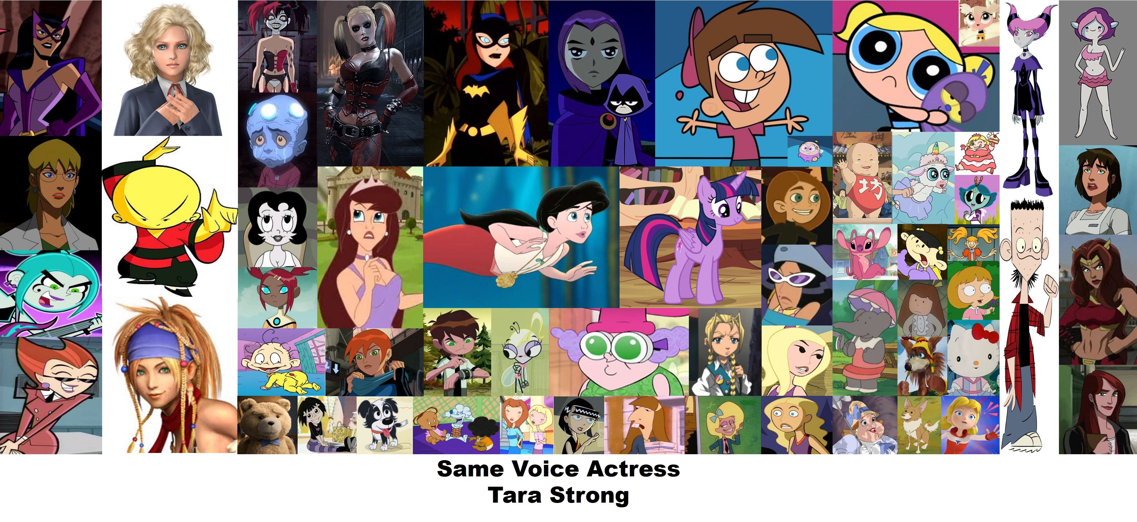 tara strong the queen of voice acting need i say more voice