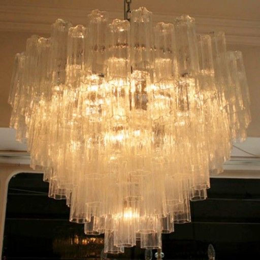 Pink & Clear Beaded Chandelier with White Shade. Pink & Clear Beaded Chandelier with White Shade.