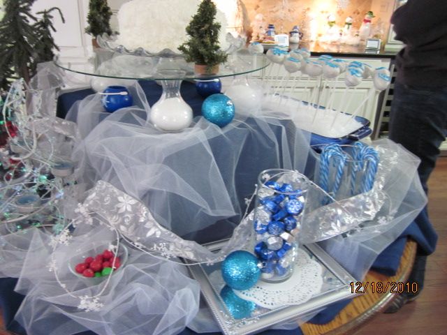 Winter Wonderland Themed Party Decoration Ideas Part - 27: Winter Themed Party Decorations | Passionate Quilter: Winter Wonderland Party