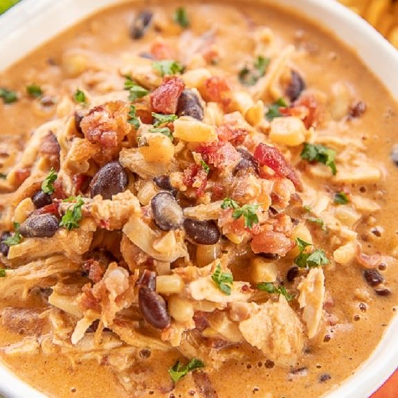 Slow Cooker Creamy Chicken Chili Recipe | Magic Sk Slow Cooker Creamy Chicken Chili Recipe | Magic Sk