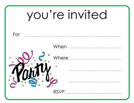 party youre invited cards products in 2019 youre you are invited card