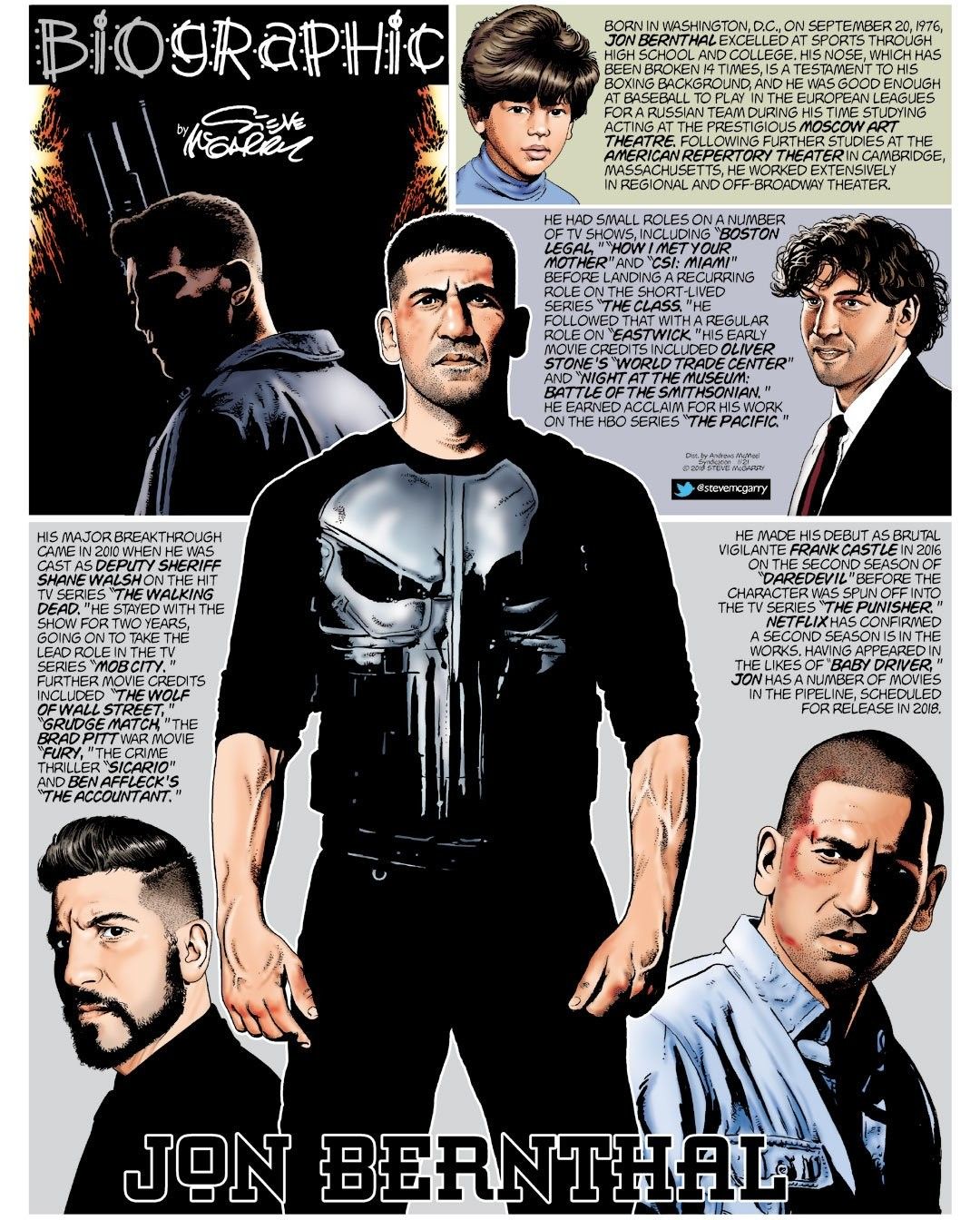Today S Biographic Comic In Papers Inc Nydailynews Features Lifestory Of Punisher And Twd Star Jon Berntha Jon Bernthal Punisher Punisher Marvel Jon Bernthal Today S Biographic Comic In Papers Inc Nydailynews Features Lifestory Of Punisher And Twd Star Jon Berntha Jon Bernthal Punisher Punisher Marvel Jon Bernthal