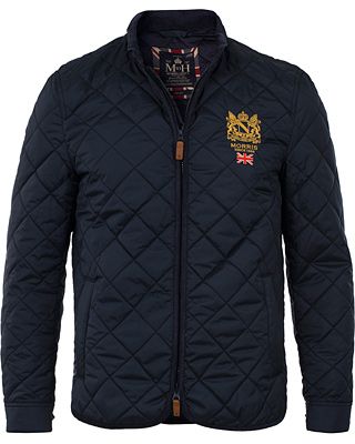 Morris Trenton Jacket Old Blue | Herrkläder, Herrjacka quiltad jacka morris herr navy