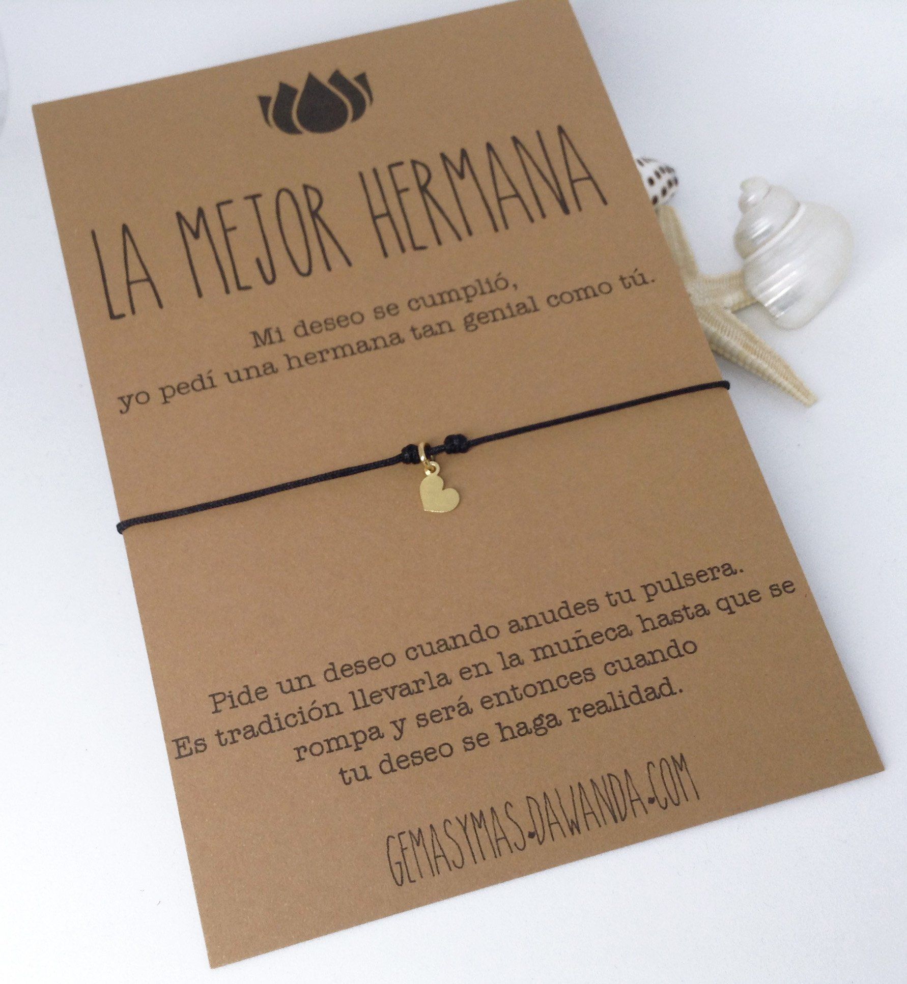 Pulsera De La Amistad Para La Mejor Hermana Plata 925 Oro Etsy Sister Gifts Friendship Bracelets Bracelet Gift