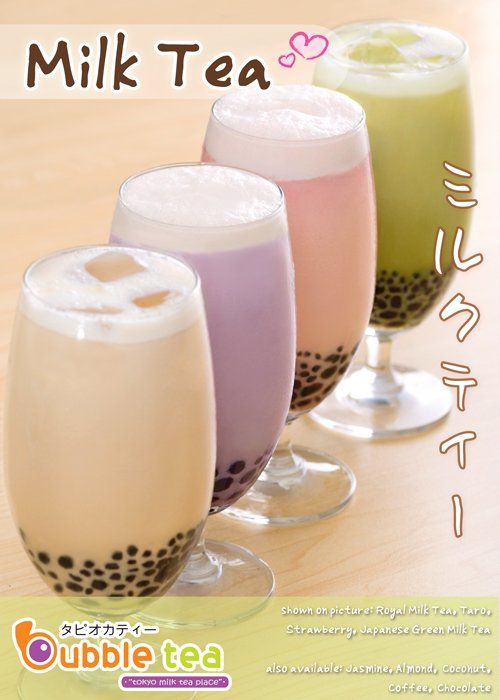 Boba Milk Tea 3 Jugos Té