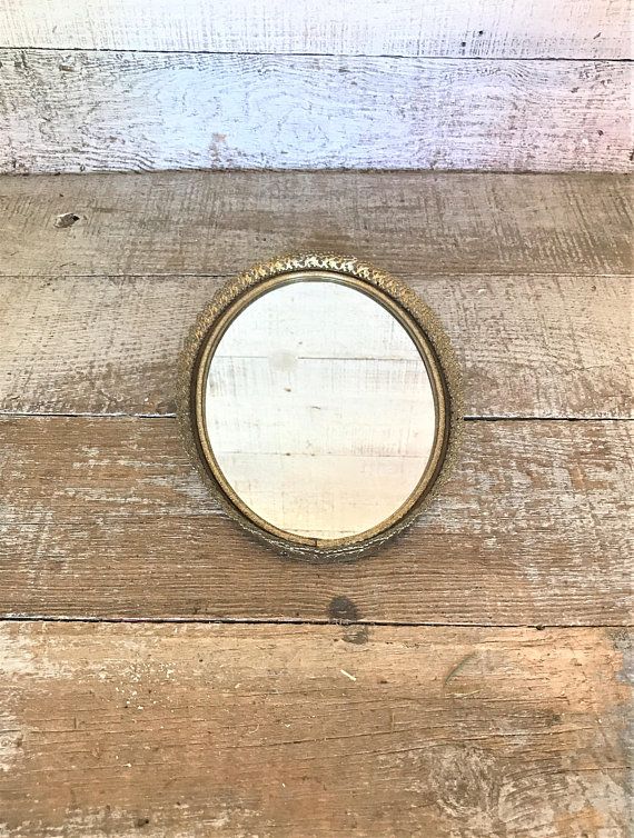 Vanity Mirror Vintage Small Gold Oval Dresser Tray Vanity Mirror Vintage Small Gold Oval Dresser Tray Top Br