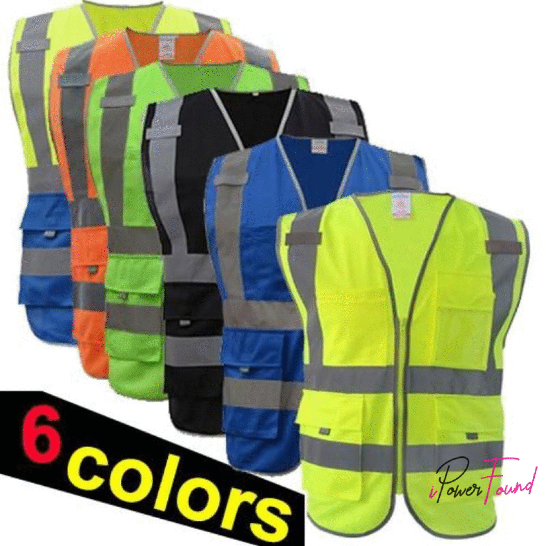 SOFTSHELL BODY WARMER workwear safety hi vis reflective vest warm mens work wear