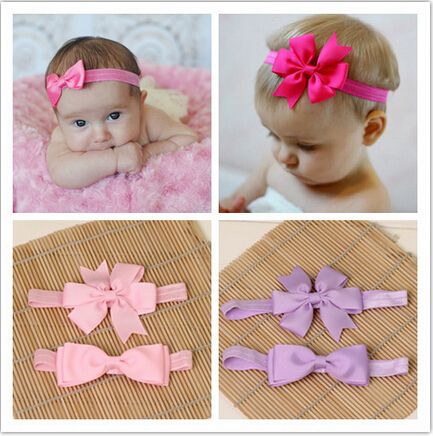 Girls Ribbon Bow Headband Baby Hair bands Flower Hair Tie Kids Hair Accessories