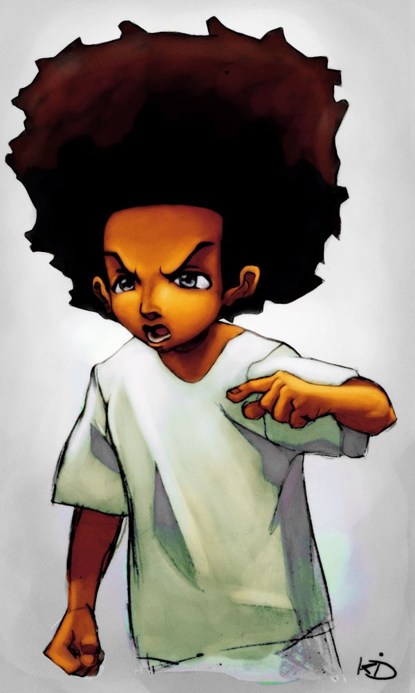 huey freeman from boondocks by kid1989 cartoon art and fun photos
