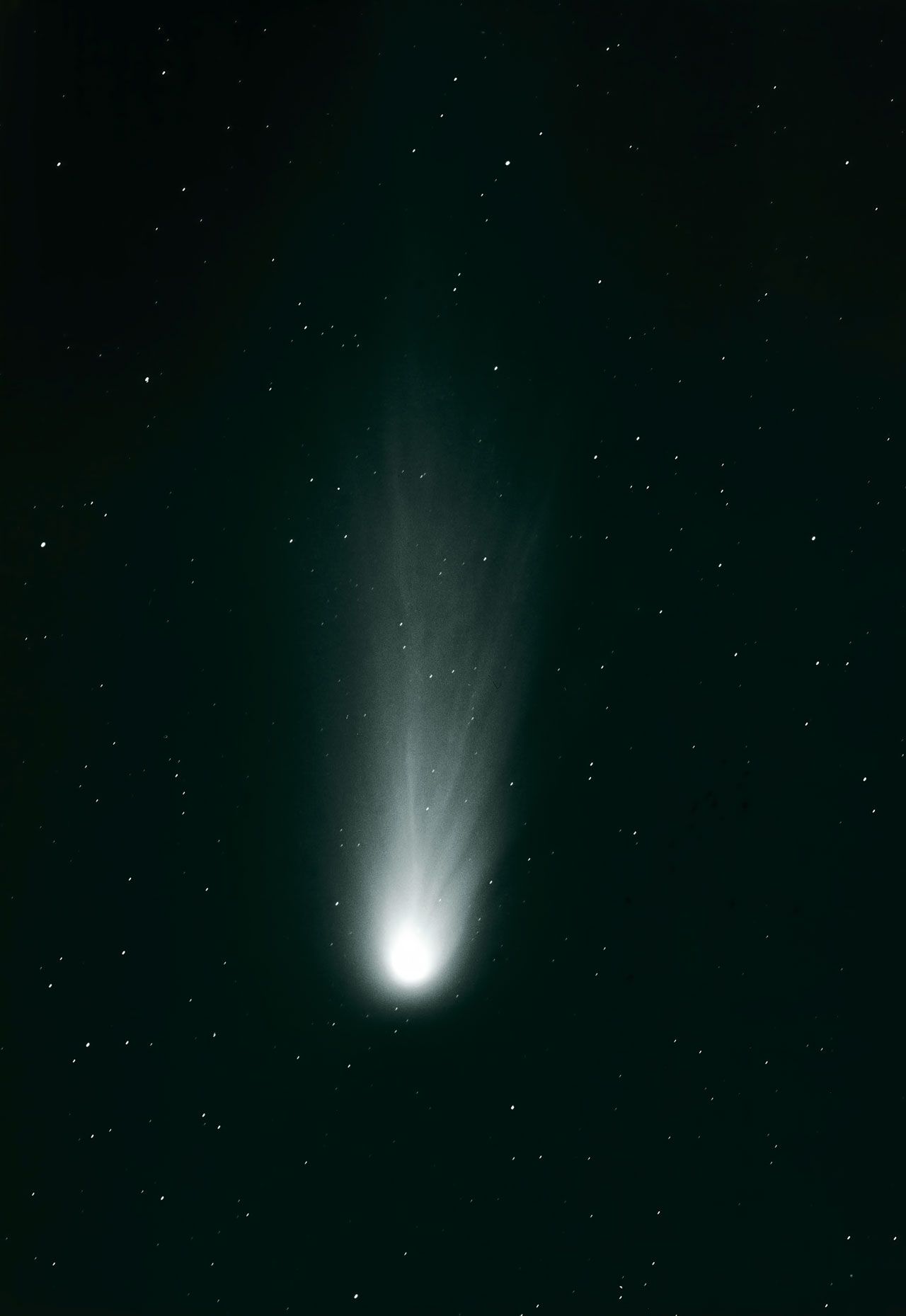 Stunning Image Of Halleys Comet Obtained In 1986 With The Gpo Credit