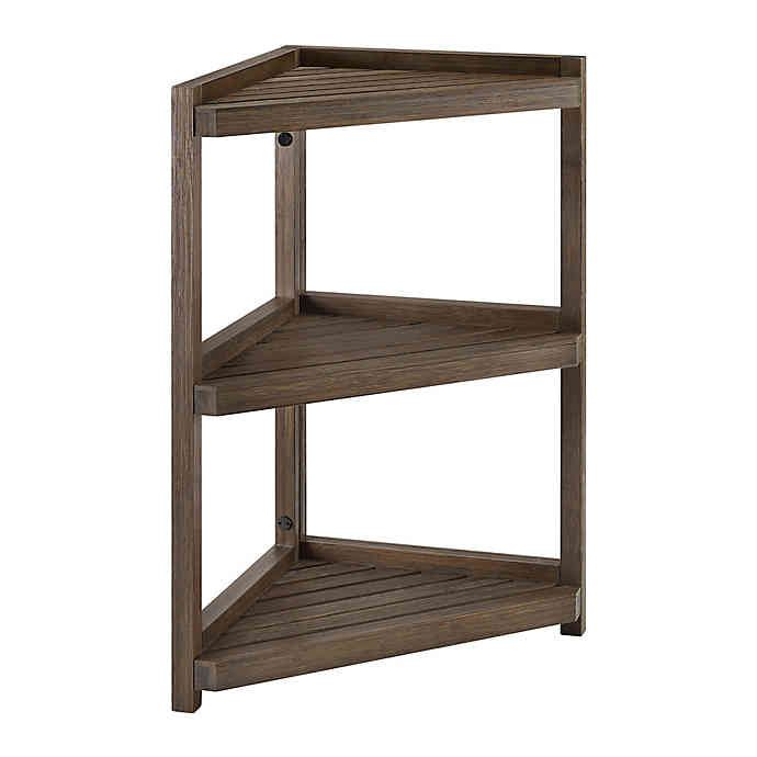 Haven No Tools Bamboo Corner Shelf Bed Bath Beyond Bed Bath And Beyond Shelves Corner Shelves