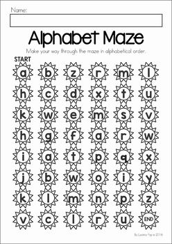 Alphabet Review Worksheets For Preschoolers Summer Review Preschool No Prep Worksheets Activities Alphabet Worksheets Preschool Alphabet Worksheets Alphabet Preschool