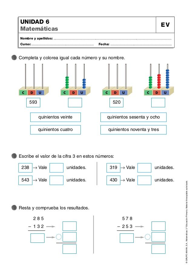 GRUPO ANAYA, S.A., Matemáticas 2.º Educación Primaria. Material ... GRUPO ANAYA, S.A., Matemáticas 2.º Educación Primaria. Material ...