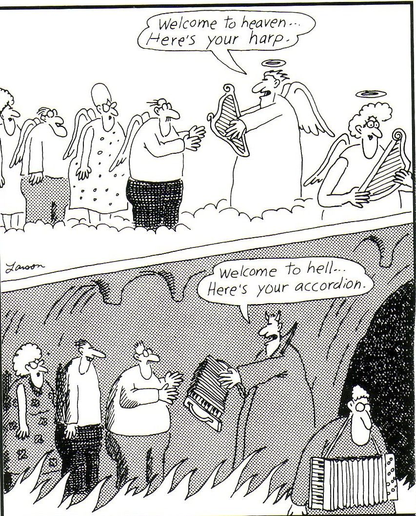 Kuvahaun tulos haulle the far side accordion hell