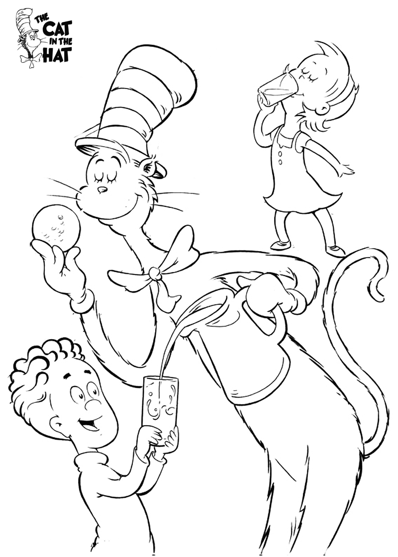 Download Cat In The Hat Coloring Pages | Bratz Coloring Pages | Cat coloring page, Monster coloring pages ...
