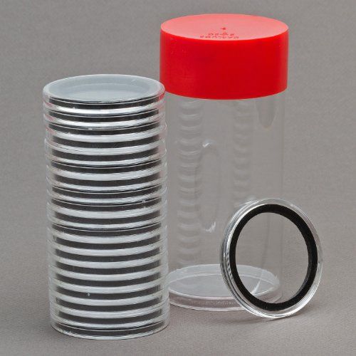 10 Air-tite Coin Capsule Holder Model H White Ring 27mm 1//2oz Gold Krugerrand