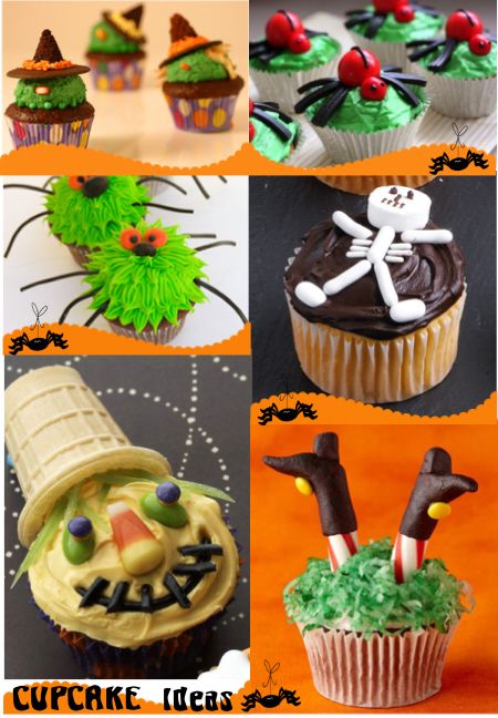 Cupcake Ideas Recipes I Ve Done The Spider As A Round Cake For