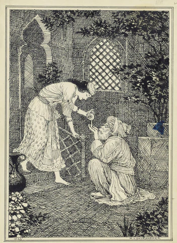 Rubaiyat Of Omar Khayyam 5 - M V Dhurandhar - Indian Masters Artwork by M. V. Dhurandhar | Buy Posters, Frames, Canvas & Digital Art Prints | Small, Compact, Medium and Large Variants Rubaiyat Of Omar Khayyam, Large Framed Prints, Buy Posters, Digital Art Prints, Indian Art, Masters, Canvas Frame, Art Decor, Compact