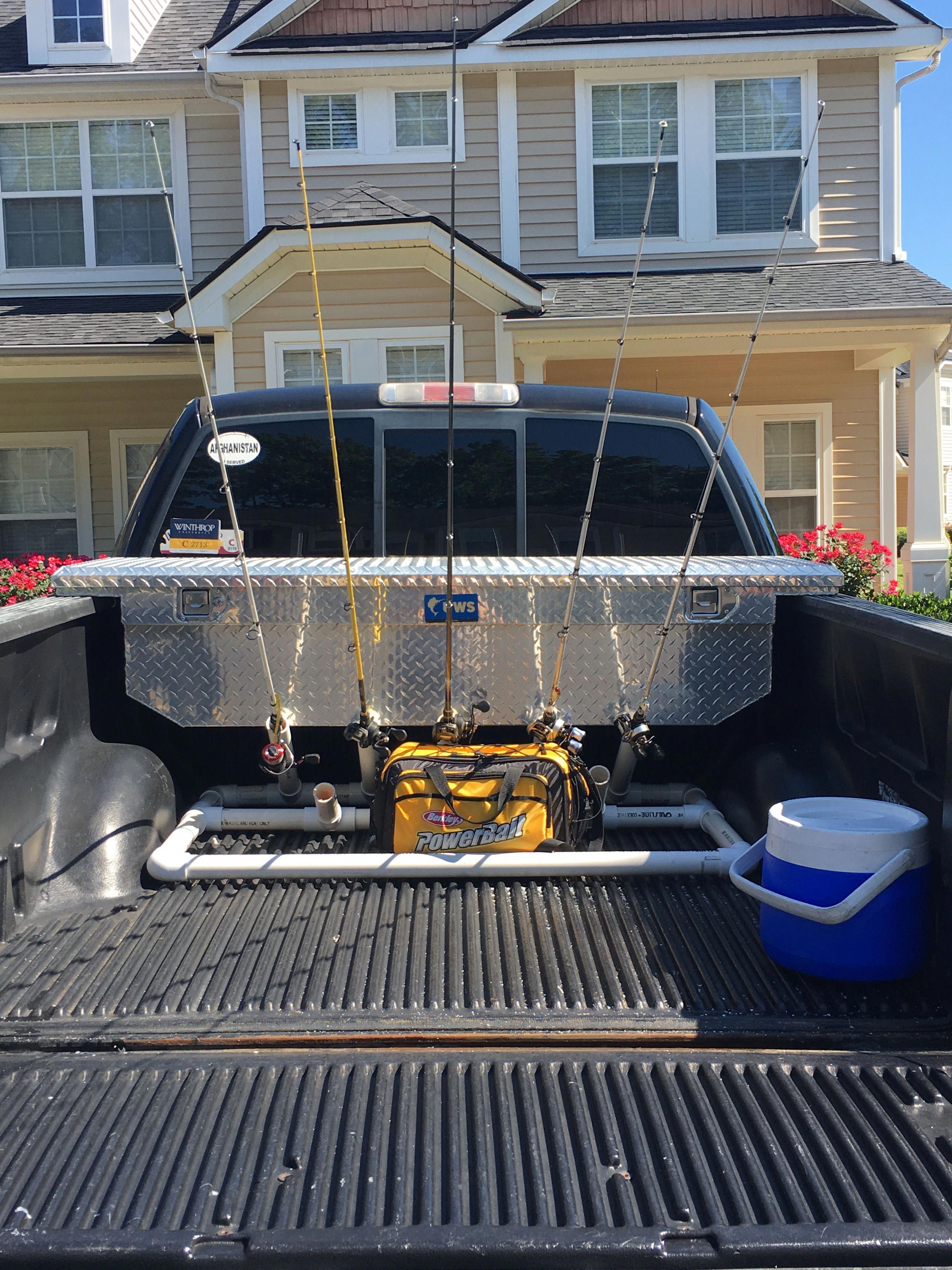 Rod Holder for Truck Bed Truck fishing rod holder, Fishing pole