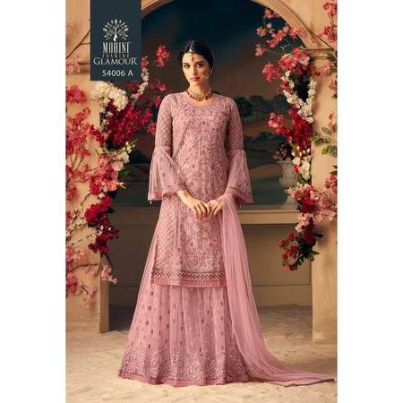 Pure Georgette Kurti with Kundan and Mirror Work #shararadesigns