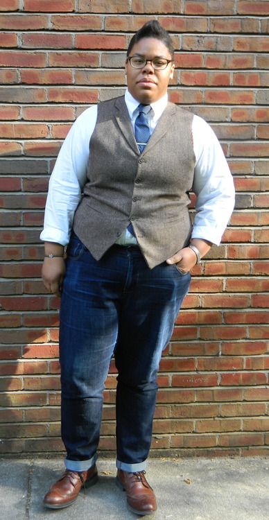 Butch lesbian clothing Uncle chubbys pizza