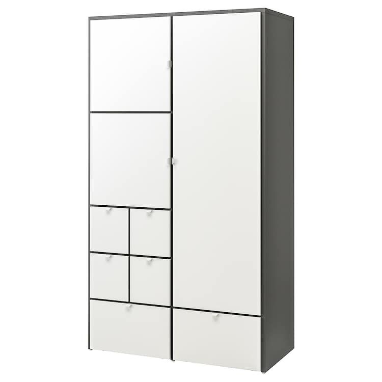 Armoire Penderie GrisBlancChambre Visthus Enfant gYf6b7y