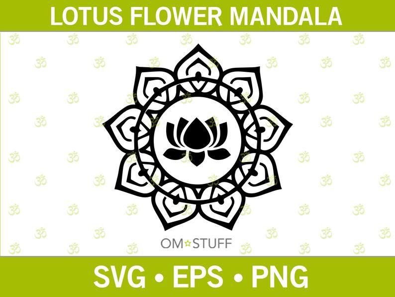 Download Mandala Svg Lotus Flower Svg Spiritual Svg Meditation Svg Etsy Flower Mandala Lotus Flower Mandala Mandala Svg