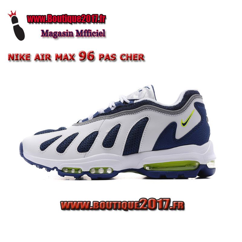 Nike Air Max 96 Blanc Navy Gris boutique2017 | Nike air max, Nike