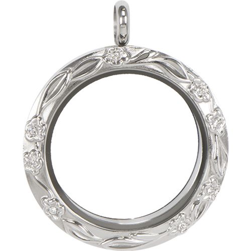 Origami Owl Large Silver Locket Base Origami Owl Large Silver Locket Base