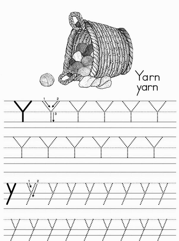 Download Letter Y Coloring Page | Abc coloring pages, Alphabet ...