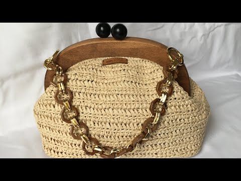 Burs Ve Kagit Ipten Canta Yapimi Kendin Yap Diy Youtube Crochet Handbags Crochet Bag Diy Bag