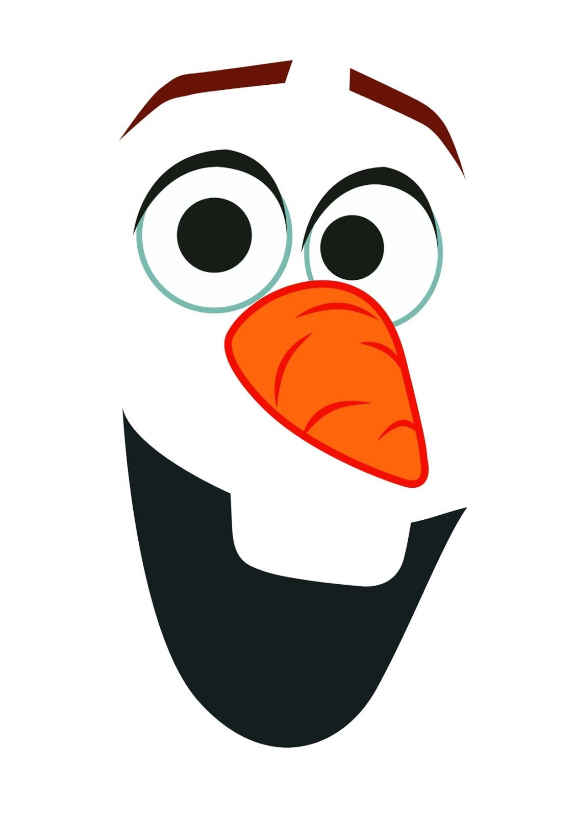 Olaf Face Printable Printable Word Searches