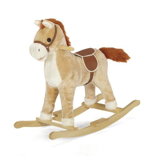 Cheval à bascule sonore beige - Tornade | Mobilier de salon