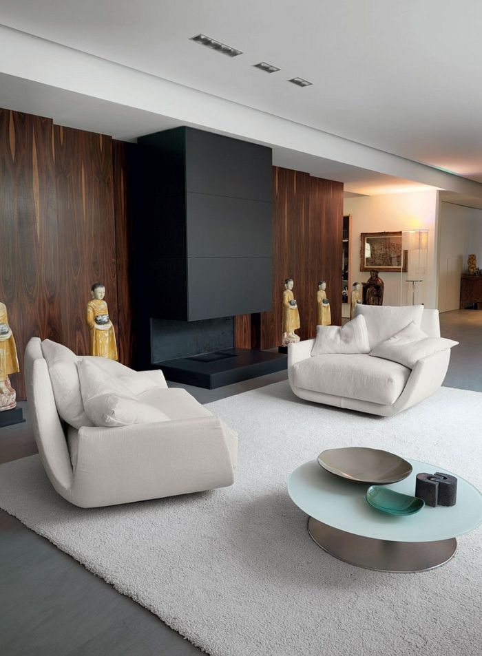 designer wohnzimmer einrichtung, moderne sessel sind echte hingucker im innendesign | möbel, Möbel ideen