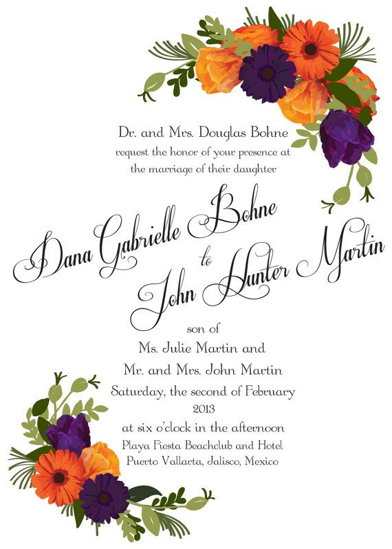 Deep Blue Flying Vine Wedding Invitation Ing103 Ing103 0 00