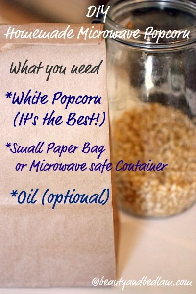 Make Your Own Microwave Popcorn In A Little Brown Bag Via Make Your Own Microwave Popcorn In A Little Brown Bag Via Beautyandbedlam I M So Going To Try This