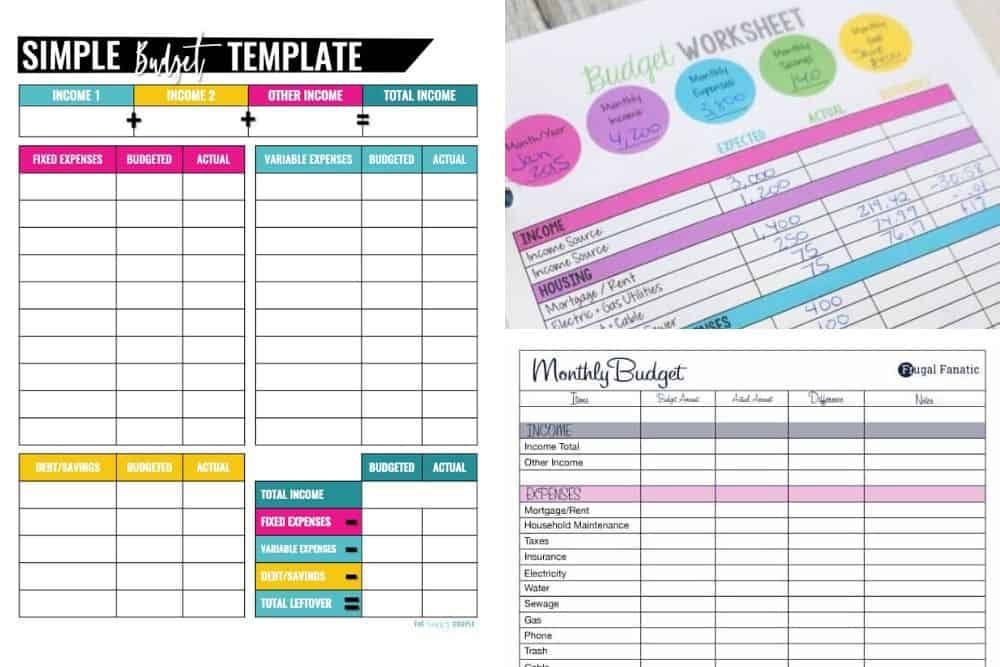 10 free budget templates that will change your life in template for budgeting money