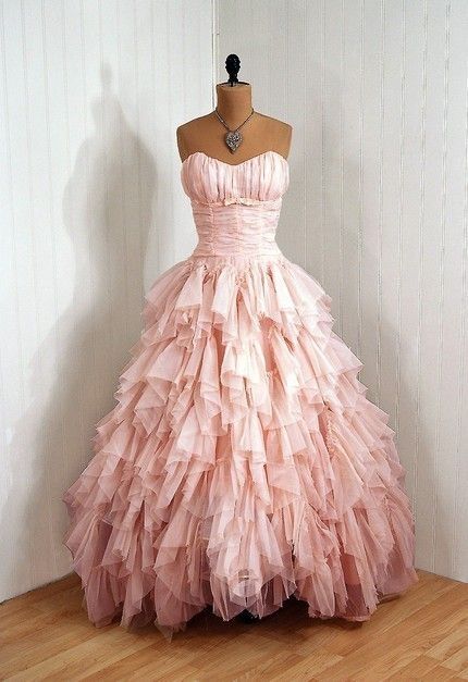 Vintage Champagne Pink Dress L O V E By Marianne B 4 C Vintage Champagne Pink Dress L O V E By Marianne