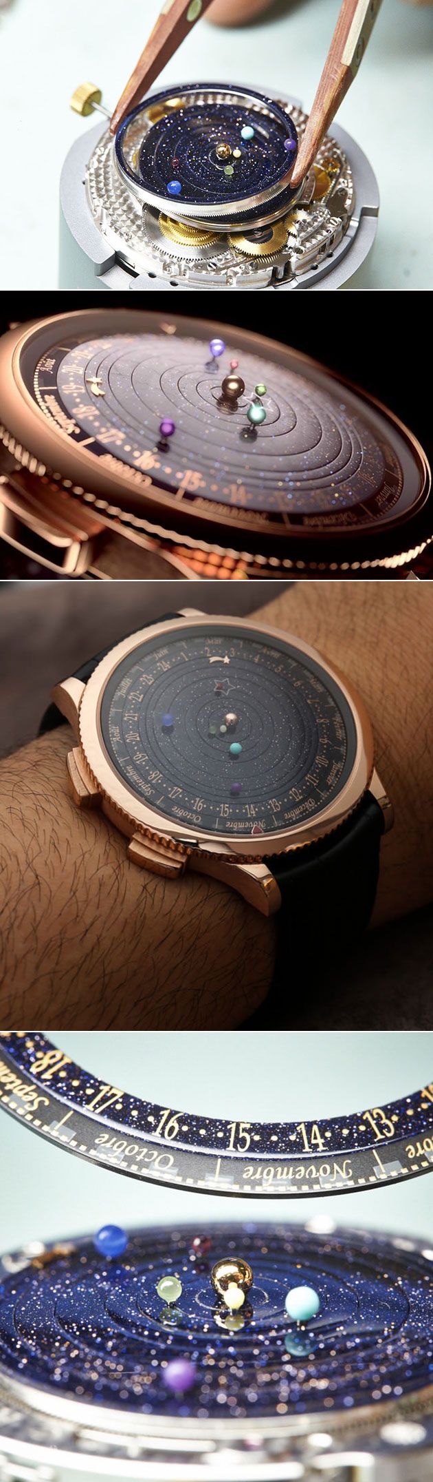 the midnight planetarium watch from van cleef arpel s poetic