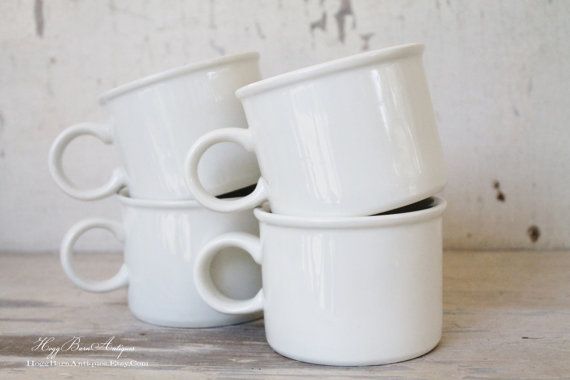 Set of 4 Vintage Cottage Coffee Mugs Cups Coffee Cups Set of 4 Vintage Cottage Coffee Mugs Cups Coffee Cups