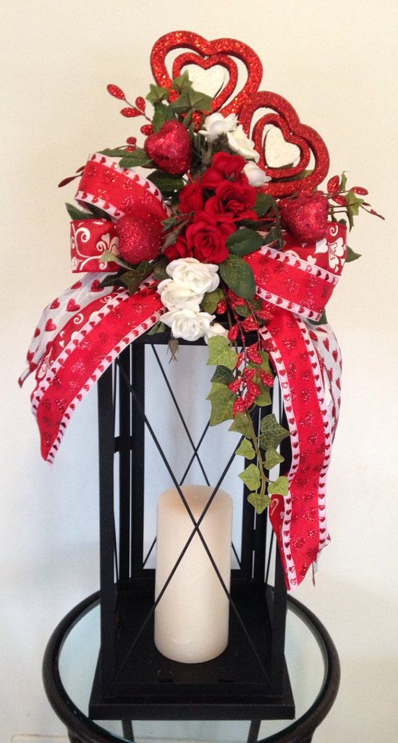 FROM THE HEART - Decorative Valentine's Day Lantern Swag | Diy