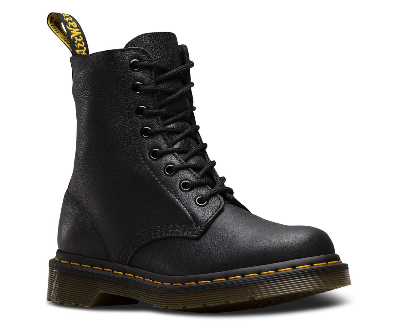 DR MARTENS 1460 WOMEN'S PASCAL VIRGINIA LEATHER BOOTS 1460 Pascal Virginia Mono | Dr. Martens NL