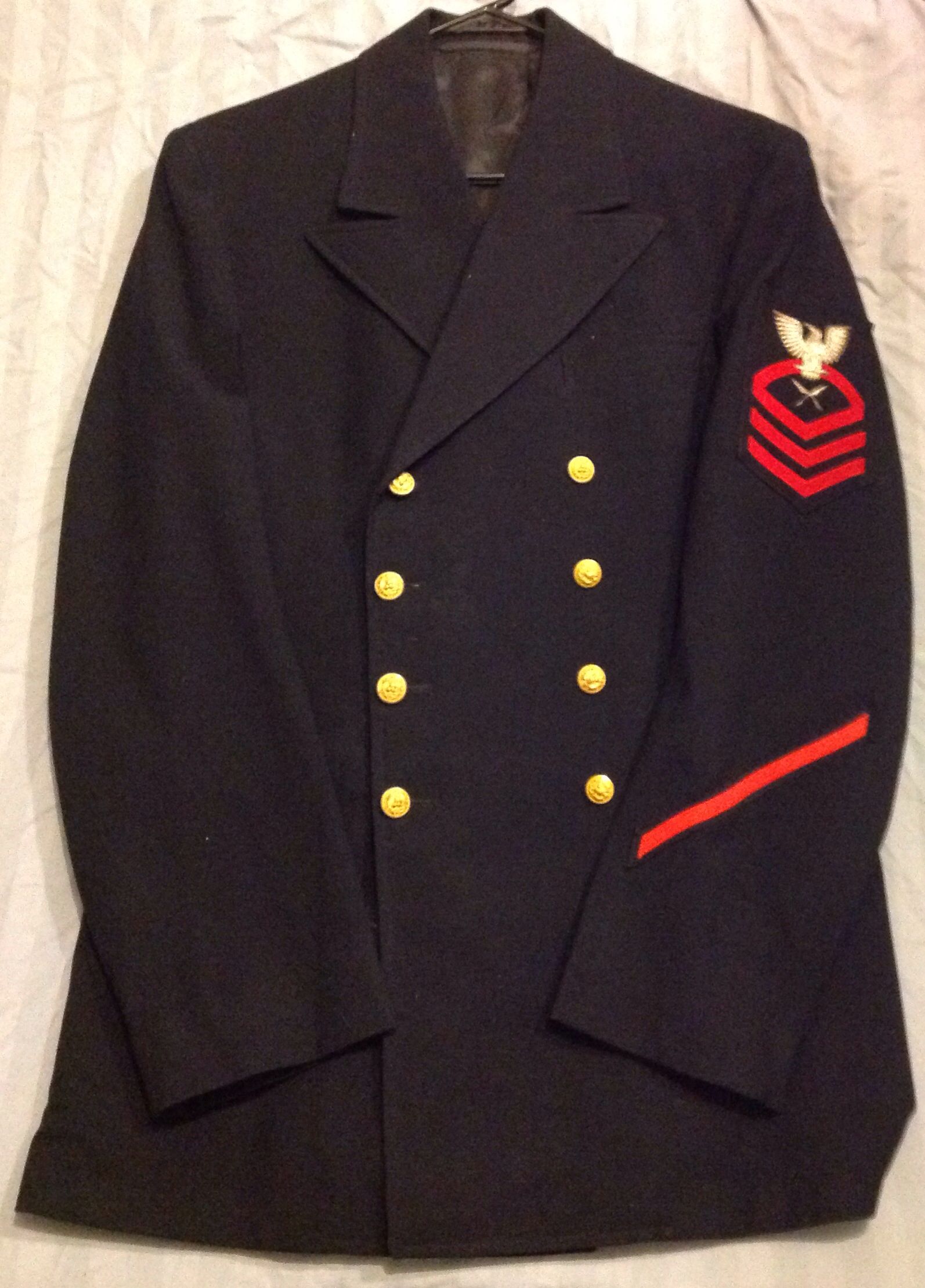 US Navy Dress Blue Jacket Chief Petty Officer Yeoman | Navy blue ...