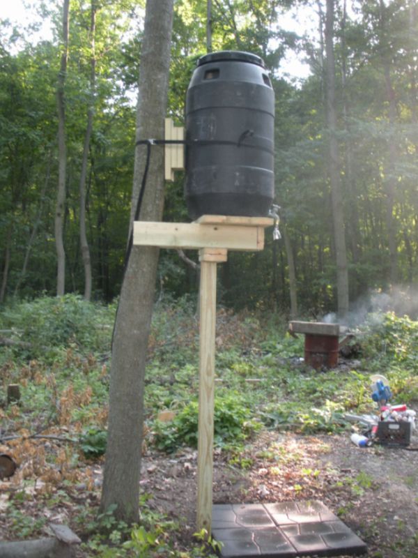Outdoor Shower Water Or Rain In Black Barrel Have To Outdoor Shower Water Or Rain In Black Barrel Have To Find Out How Get This On Platform