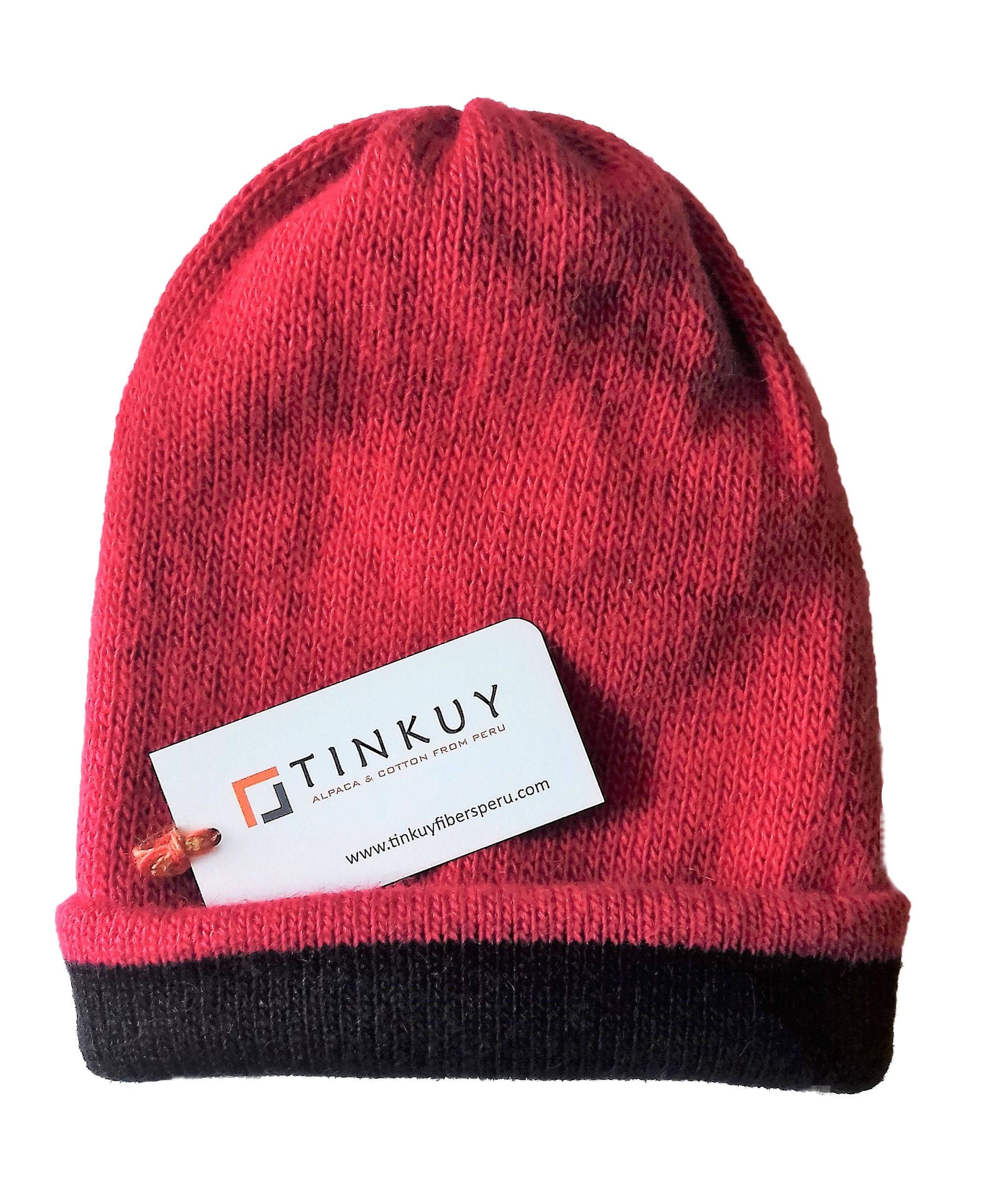 Hat Red 100/% baby alpaca