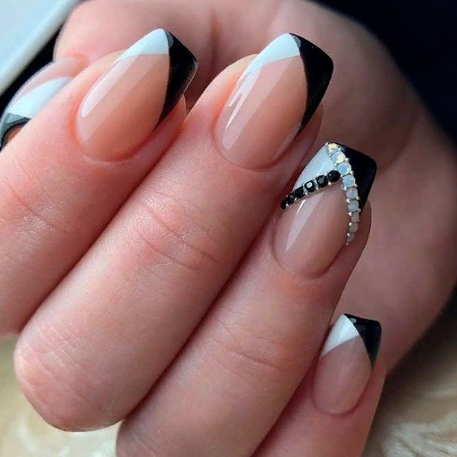 Fancy French Manicure Designs | NailDesignsJournal Fancy French Manicure Designs | NailDesignsJournal